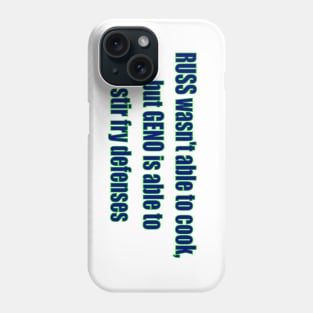 seattle seahawks gifts about Russ and Geno Phone Case