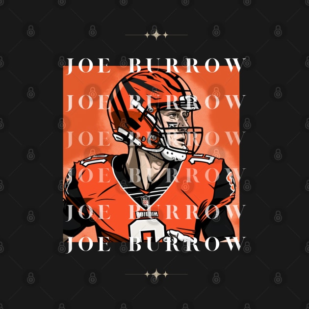 joe burrow cute graphic design by Nasromaystro