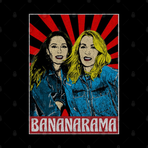Bananarama Pop Art Fan Art by Motor Lipat