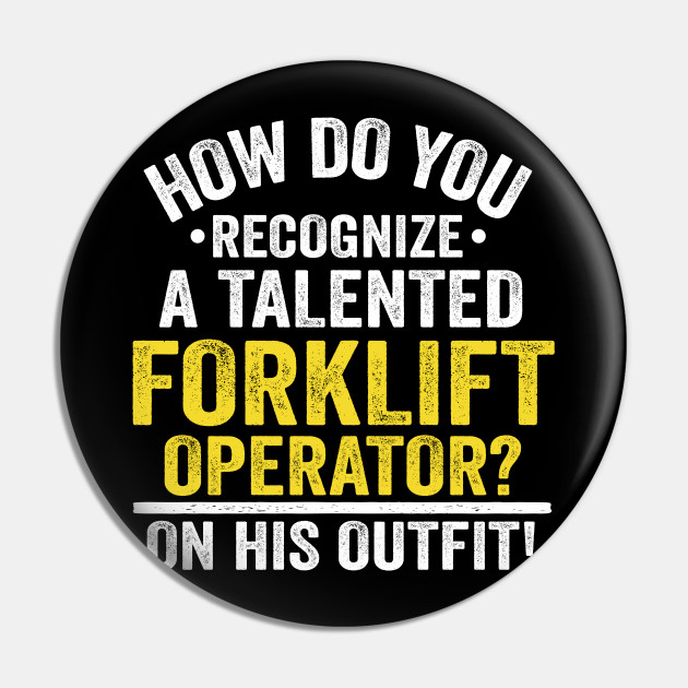 Forklift truck driver gifts cool quote forklift Zip Pouch by Norman W -  Pixels