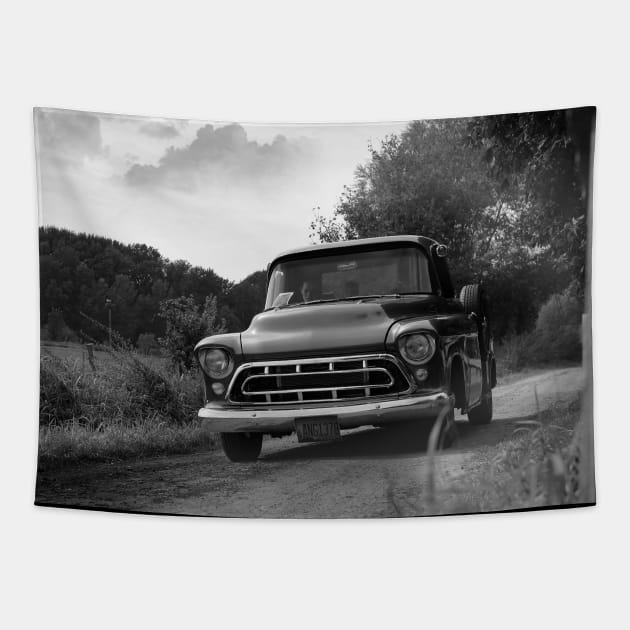 1955-1959 chevy truck Tapestry by hottehue