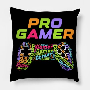 Pro Gamer, Gaming Professional Gamer Gift Idea Pillow