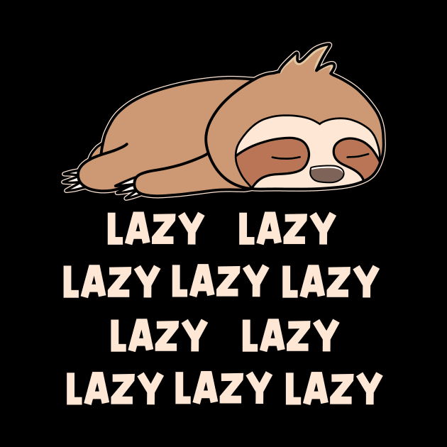 Funny Lazy Sloth by Imutobi