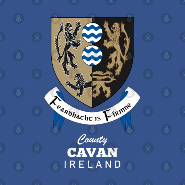 County Cavan Ireland Crest by Ireland