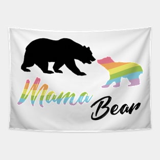 Mama Elephant Mother's Day Gay LGBT Mom Heart Gift Tapestry