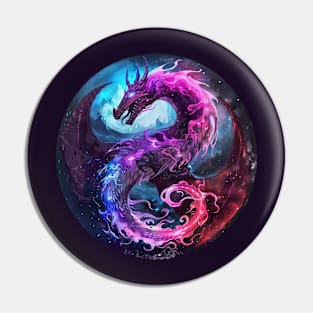 Lunar Guardian: Moonlit Dragon Crest Pin