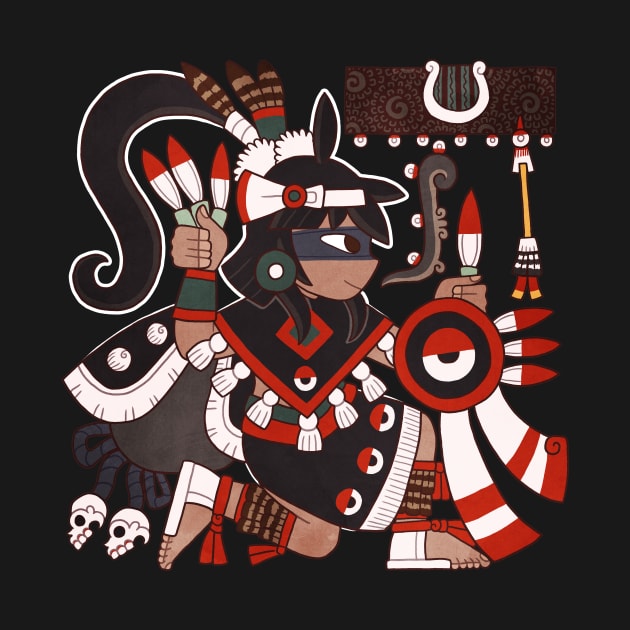 Aztec ninja thief, Citlalmina by Itzcacalotl