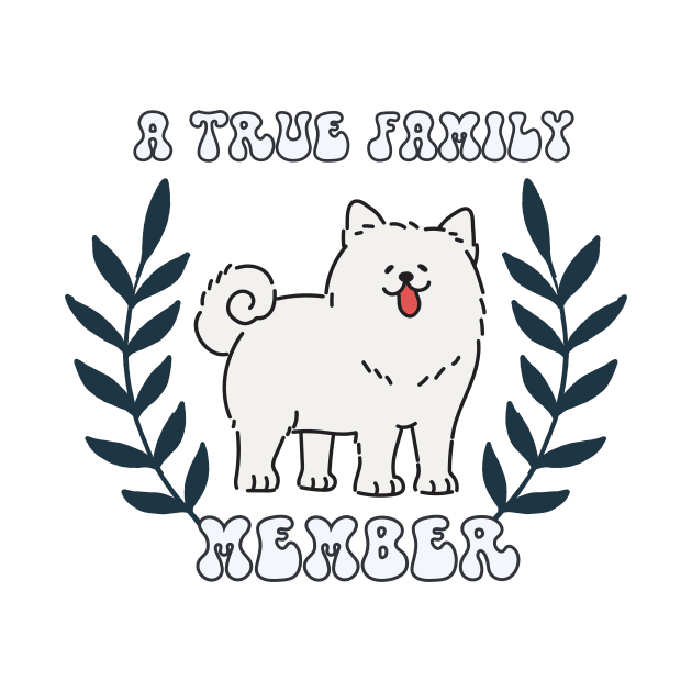 Samoyed is a family member by NICHE&NICHE