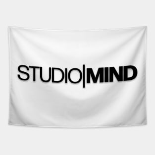 Studio Mind, Plain Black Logo Tapestry