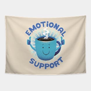 Emotional Support Coffee Light by Tobe Fonseca Tapestry