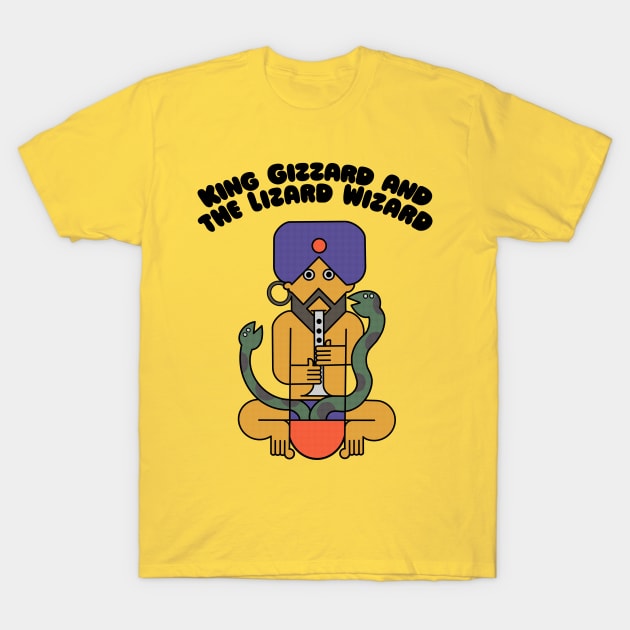 King Gizzard and the Lizard Wizard / Design - King And The Lizard Wizard - T-Shirt TeePublic