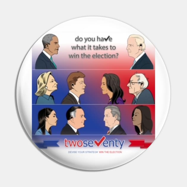 TwoSeventy Candidates (Democrat) Pin by TwoSeventy (270)