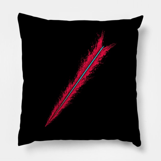 Samurai Kiss Pillow by ElzeroStudio