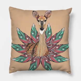 Deer Totem Animal Pillow