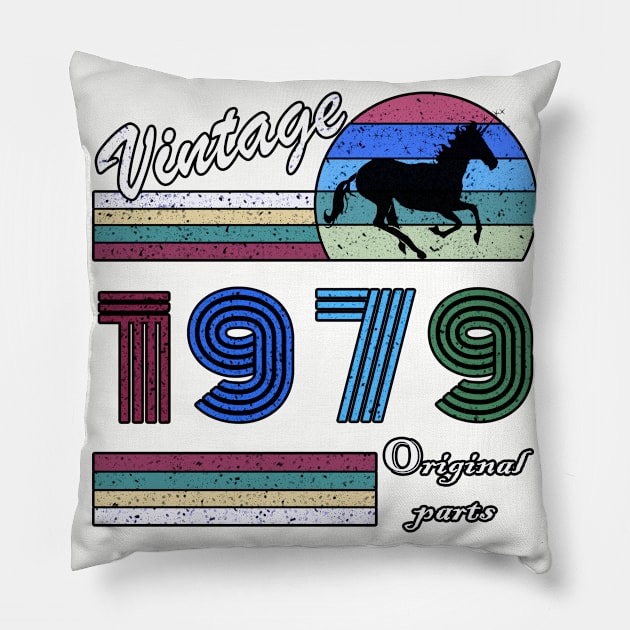 41 Years Old - Made in 1979 - 41th Birthday Men Women Pillow by Nicolas5red1