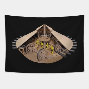 Leonardo da Vinci Tank Tapestry