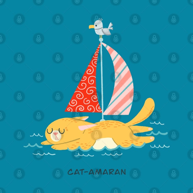 catamaran by Angela Sbandelli Illustration and Design