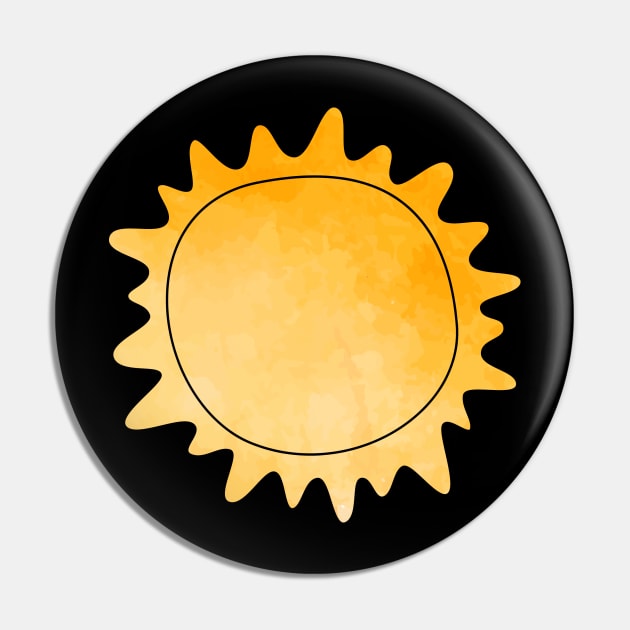 A Playful Bright Yellow Sunshine Pattern Of Positive Energy Pin by mangobanana