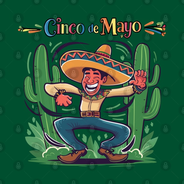 cinco de mayo party t-shirt by PRINT_SOLUTION