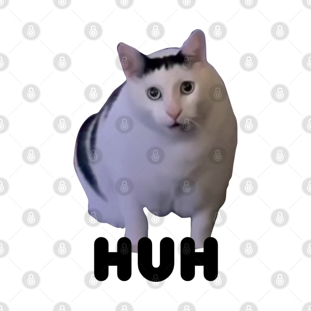 Huh Cat Meme by LaroyaloTees