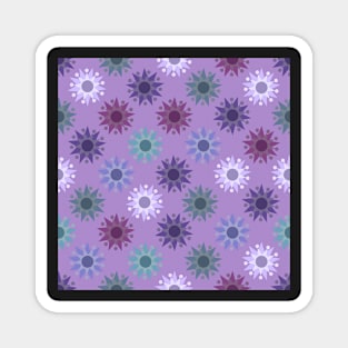 Deco Suns Cool on Purple Repeat 5748 Magnet