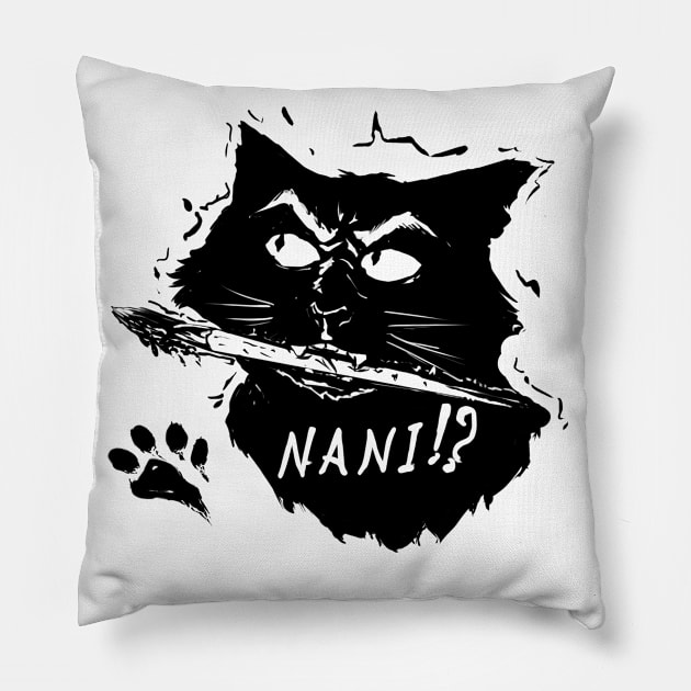 Busted paw nani Pillow by Itselfsearcher