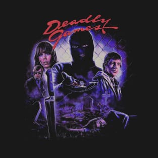 80s 90s Deadly Games Horror Movie T-Shirt