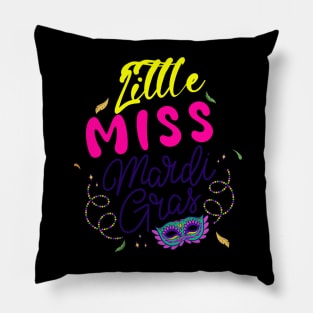 LITTLE MISS MARDI GRAS Pillow