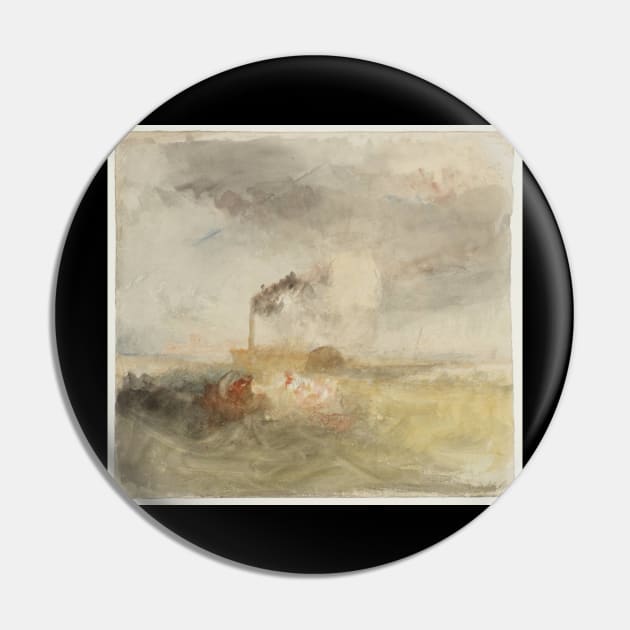 A Steamer off Portsmouth in a Storm, 1825 Pin by Art_Attack