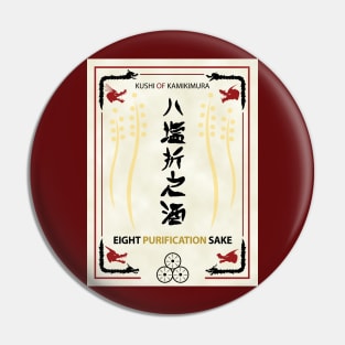 Eight Purification Sake Pin