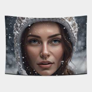 Arctic Lady Tapestry