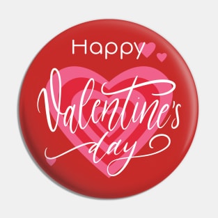 Happy Valentines Day Pin