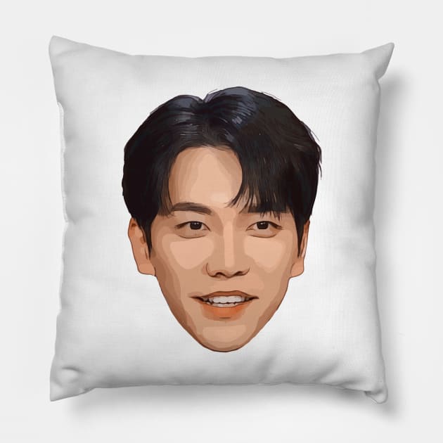 Lee Seung Gi Vector Art Pillow by Playful Creatives