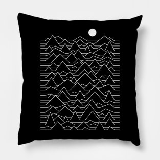 Mountains (for Dark Color) Pillow