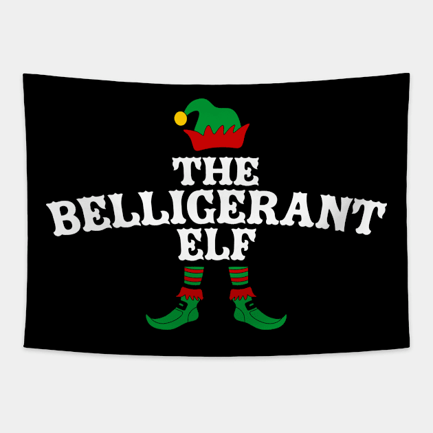 Christmas Elf - The Belligerant Elf Tapestry by Horskarr