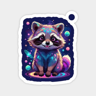 Raccoon dancing Magnet