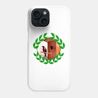 bird with housing Phone Case