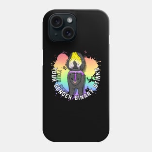 Your Gender Binary Stinks Enby Phone Case
