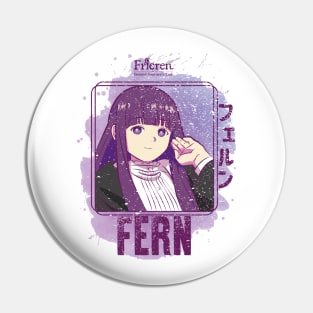 FRIEREN: BEYOND JOUNEYS END: FERN FULL COLOR (GRUNGE) Pin