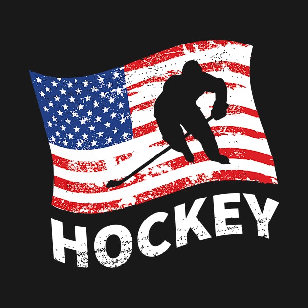 USA Hockey Player Gift by petervanderwalk