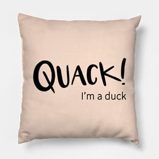 Quack! I'm a Duck Pillow