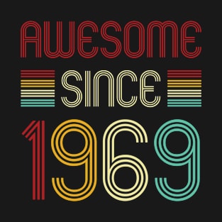 Vintage Awesome Since 1969 T-Shirt