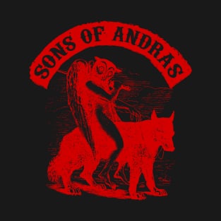 Sons of Andras - Barbarians of the Storm - Character - Red Logo T-Shirt