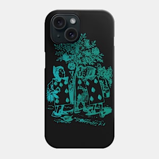 Alice in Wonderland (aquamarine) Phone Case