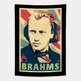 Johannes Brahms Vintage Colors Tapestry