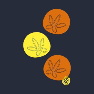 Orange and Yellow Sand dollars T-Shirt