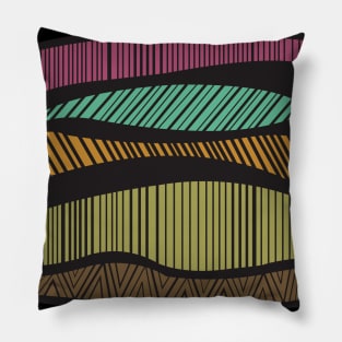 African Inspired Motif Pillow