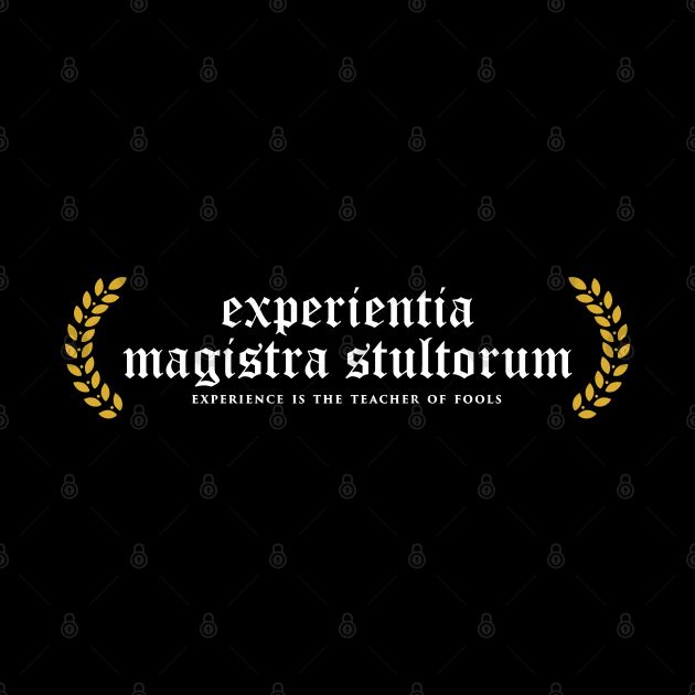 Experientia Magistra Stultorum - Experience Is The Teacher Of Fools by overweared