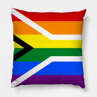 Gay Pride Flag of South Africa Pillow