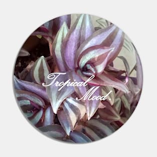 Purple leaves tropical mood Pin